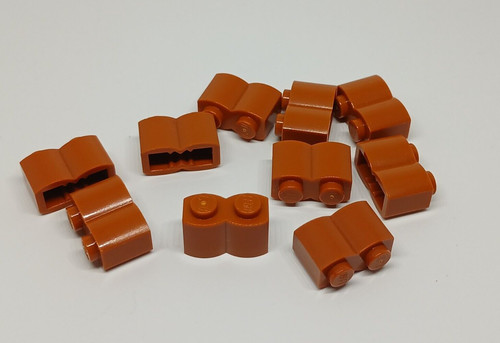 Lego 10x brique bûche 1 - 1, x