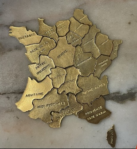 Puzzle carte france en - france,