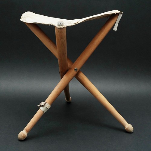 Tabouret camp 60er vintage - tabouret,