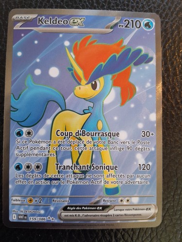 Carte pokémon keldeo - pokémon,
