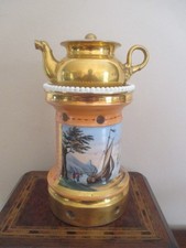 Ancienne tisanière en porcelaine de Paris 19ème