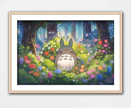 Neighbor totoro inspired art - inspired,
