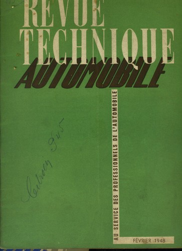 Revue technique - revue,