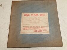 POCHETTE DE JOINTS D,ANCETRES NEUF D,EPOQUE EXCELSIOR RENAULT PRAIRIE R2060 