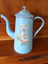 Cafetiere ancienne  En Tole Émaillée
