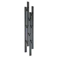 Porte-manteau mural noir