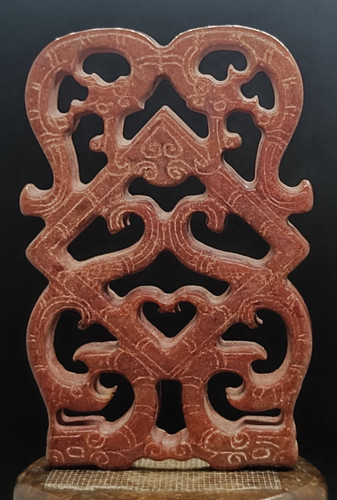 Ancien jade néphrite sculpté