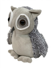 Arrêt de porte hibou tissu