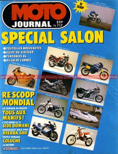 Moto journal 717 bmw k100 - moto,