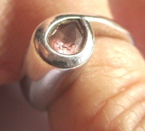 Belle bague couleur argent - couleur,