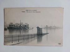 CPA Crue De La Seine, Vue Du Pont D'austerlitz