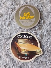 Lot 2 autocollants CITROEN CX 2000 + GS Birotor