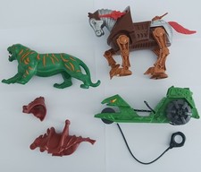 CHEVAL TIGRE VEHICULE LES MAITRES DE L'UNIVERS MOTU MATTEL MUSCLOR 1982