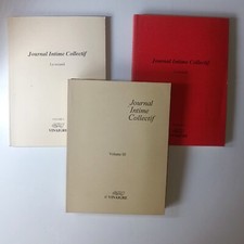 Journal intime collectif, Volumes 1, 2, 3, Editions Vinaigre