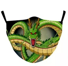Masque dragon ball z textile Lavable reglable Réutilisable enfant