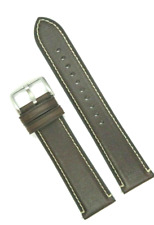 FOSSIL Original Bracelet En Cuir De Remplacement LE1062 Pour Montre Marron 22 Mm