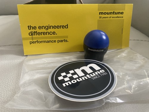 Mountune gear shift knob - mountune, blue
