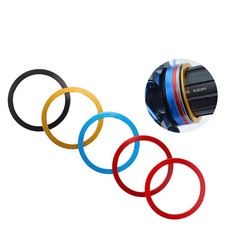 Rondelles d'axe de vélo 1-3 mm 5 pièces joints de pédalier de vélo en alliag