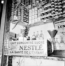 Epicerie c. 1950 - 2 Négatifs