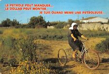 Costume Charentais - Ancien Femme EN Quichenotte Sur Son Tricycle - Humour