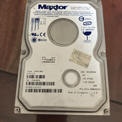 Disque dur maxtor diamondmax - dur,
