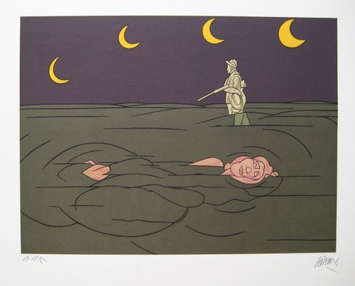 Adami valerio lithographie - adami,