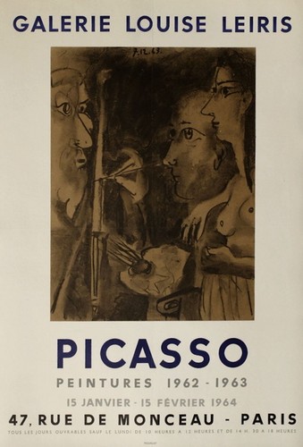 Pablo picasso affiche - expo, 64