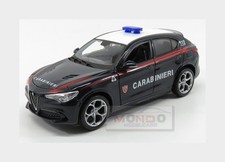 1:24 Burago Alfa Romeo Stelvio Carabinieri 2017 Blue White BU01272-STELVIO Model
