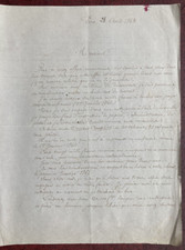 LS Alphonse de Lamartine. Souscription lancée en 1863.