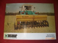 ANCIEN   POSTER   CADRE  SEMOIR  A  GRAINES   WEIMAR  A 201     400 X 295 MM