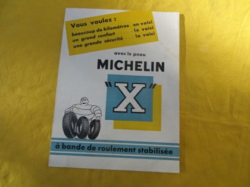 Ancienne publicité michelin - publicité,