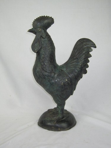 Coq bronze creu girouette - ,