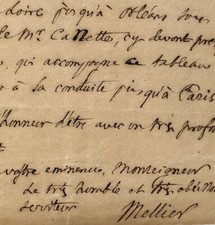 L'archevêque de Narbonne fait expédier un tableau au cardinal Dubois