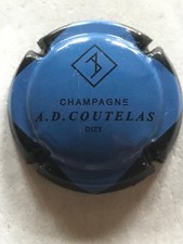 A SAISIR   CAPSULE DE CHAMPAGNE.  COUTELAS.  N 1c.  BLEU.
