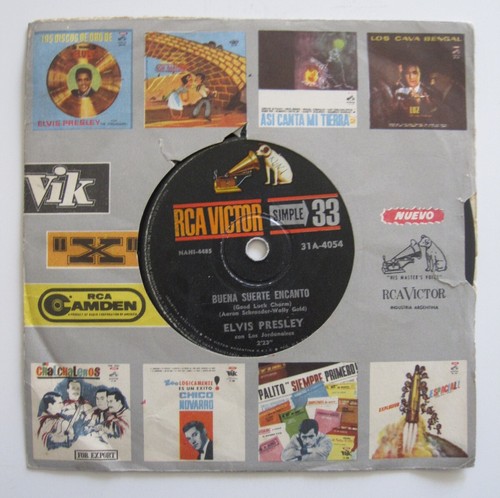 Rare elvis presley good luck - elvis,