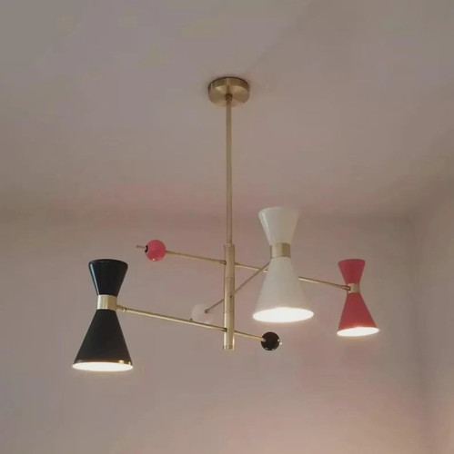 Moderne lustre laiton - moderne,