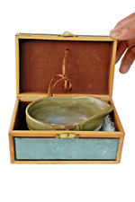 Bol À Bec Vintage En Céramique Avec Boîte En Bois Cadeaux De Noël Anciens