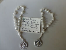 LOT de 2 petit chapelet ancien  dizaine  Enfant Jesus de Prague   L:12 cm 