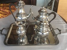 service à café et à Thé métal argenté EMPIRE BOULENGER