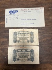 ALLEMAGNE - 04/08/1922 - x2 Hundert Mark - Reichsbanknote - 1000 Mark