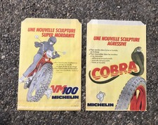 Ancienne Pochette MICHELIN VM100 Cobra -no plaque emaillee bidon thermometre