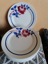 8 Assiettes Plates  KG Luneville Modèle Chantal 