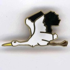 Escadrille de Chasse SPA 167 Cigogne Ailes Hautes Insigne Pichard Balme A 1106