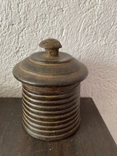 Ancien Pot A Tabac En Bois