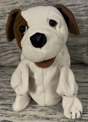 Brown white plush furry - &,