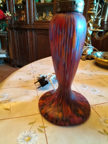 Ancien pied lampe - ancien, art