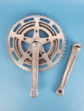 Pédalier triple Stronglight 99 52/42/36 aluminium vélo vintage 1970s France