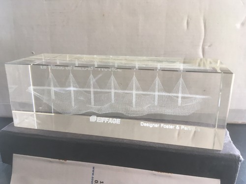 Rare bloc verre hologramme - rare,