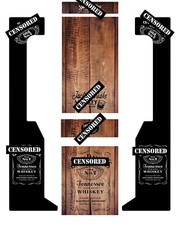 Stickers Dartcab Jack Bois noir mix   - jeu de fléchettes - Darts