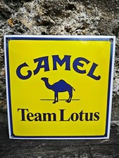 Plaque émaillée CAMEL LOTUS TEAM F1 Enamel Sign no mac laren ferrari benetton